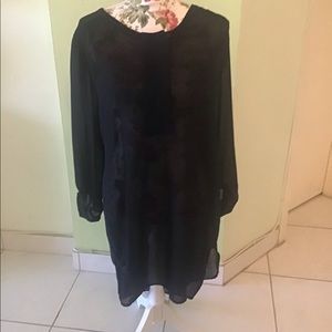 BUNDLE Long black semi transparent blouse
